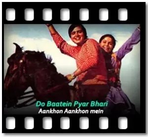 Do Baatein Pyar Bhari Karaoke With Lyrics