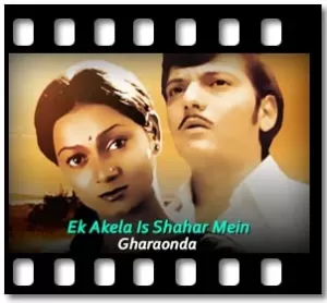 Ek Akela Is Shahar Mein (Without Chorus) Karaoke With Lyrics