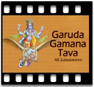 Garuda Gamana Tava Karaoke With Lyrics