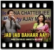 Jab Jab Bahaar Aayi (Live) Karaoke With Lyrics