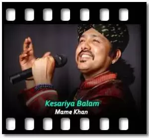 Kesariya Balam Karaoke With Lyrics