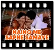 Naino Me Sapne Samaye Karaoke With Lyrics