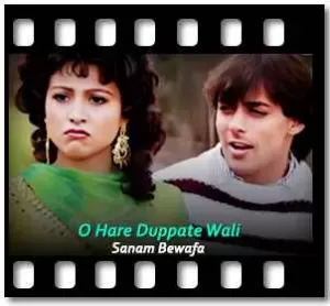 O Hare Duppate Wali Karaoke With Lyrics