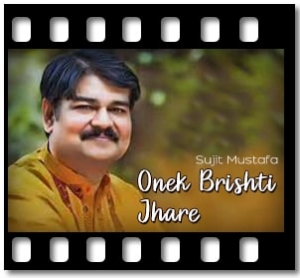 Onek Brishti Jhare Karaoke With Lyrics