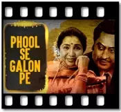 Phool Se Galon Pe Karaoke With Lyrics