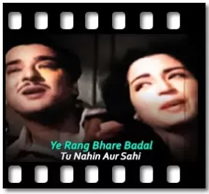 Ye Rang Bhare Badal Karaoke With Lyrics